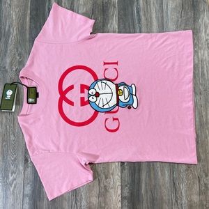Gucci Doraemon unisex Cotton T Shirt size Small